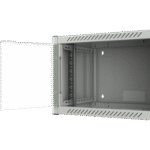 კედლის საკომუნიკაციო კარადა - 7U, 600x450მმ, თეთრი, Mirsan