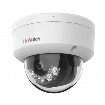 კამერა, Hiwatch DS-I452L(B)(2.8mm)(RU HW)4 MP outdoor dome IP camera with LED illumination up to 30 m and ColorVu technology - Image 1