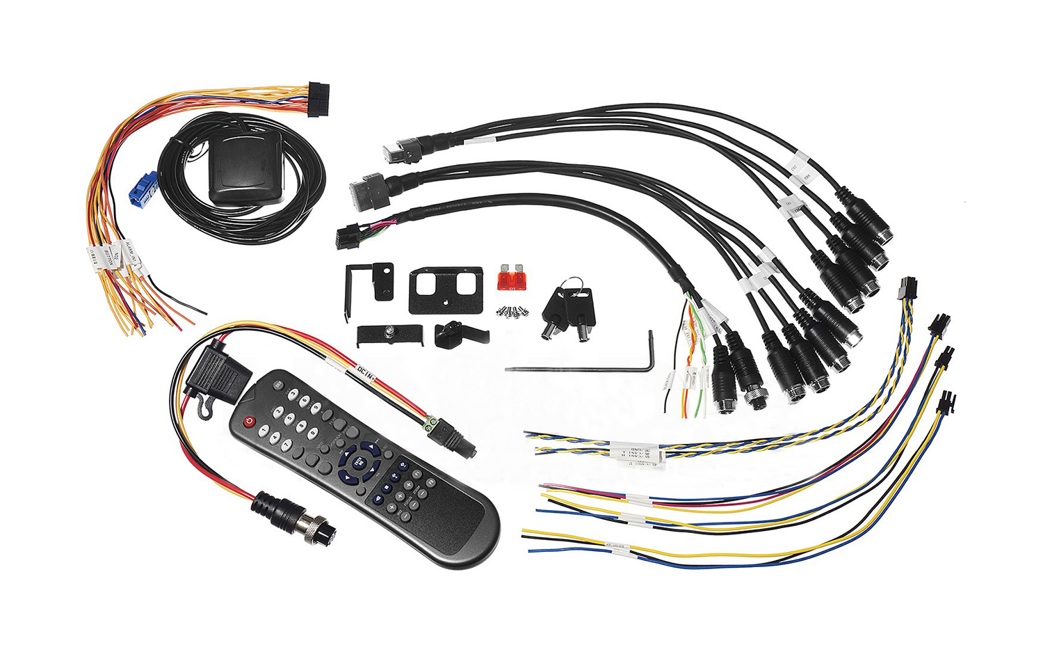 Kit_Cabels_qqtx-ka კაბელი გადამყვანი კიტისთვის DS-MP5604-SD/GLF(Lite) KIT RS232 Cable,საავტომობილო სისტემებისთვის - Image 1