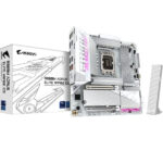 დედა დაფა: Gigabyte B860M AORUS ELITE WIFI6E ICE 1.0 4DDR5 LGA1851 - 9MB86MLI6-00-G10