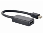 ადაპტერი: Gembird A-mDPM-HDMIF4K-01 4K Mini DisplayPort to HDMI Adapter Cable Black