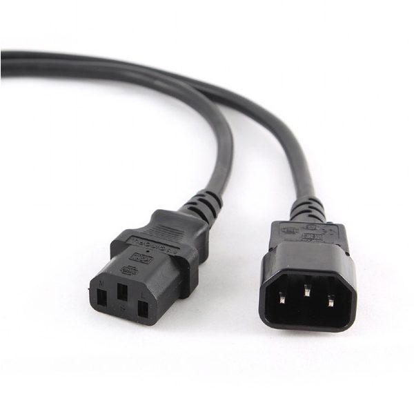 დენის კაბელი UPS: Gembird PC-189-VDE-3M Power cord (C13 to C14) VDE approved 3m