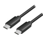 კაბელი: Logilink CU0129 USB Type-C 4K/60Hz Black 1m 100W Up to 10 Gbps