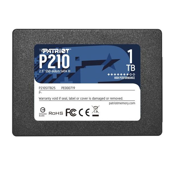 მყარი დისკი: Patriot P210 SSD 1TB SATA3 2.5 - P210S1TB25