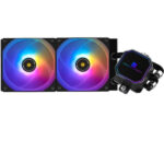 ქულერი: THERMALRIGHT Frozen Prism 240 BLACK ARGB CPU Universal Cooler
