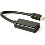 ადაპტერი: Gembird A-mDPM-DPF4K-01 4K/30Hz Mini DisplayPort to DisplayPort adapter Black