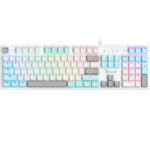 კლავიატურა: A4Tech Bloody S520N Mechanical BLMS Blue Switch RGB Gaming Keyboard Icy White