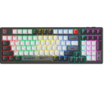კლავიატურა: A4Tech Bloody WS98 Dual-Core Wireless Mechanical Keyboard BLMS Red Plus Switch Bloody Grey