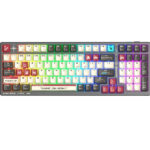 კლავიატურა: A4Tech Bloody WS98 Dual-Core Wireless Mechanical Keyboard BLMS Red Plus Switch Pixels Red