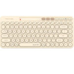 კლავიატურა: A4Tech Fstyler FBK36C AS Bluetooth & 2.4G Keyboard Cafe Latte