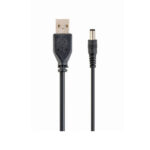 კაბელი: Gembird CC-USB-AMP35-6 USB AM to 3.5 mm power plug cable 1.8m Black