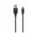 კაბელი: Gembird CC-USB2-AMmDM-6 Double-sided Micro-USB to USB2.0 AM cable 1.8m black