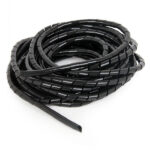 აქსესუარი: Gembird CM-WR1210-01 12mm Spiral Cable Wrap 10m Black
