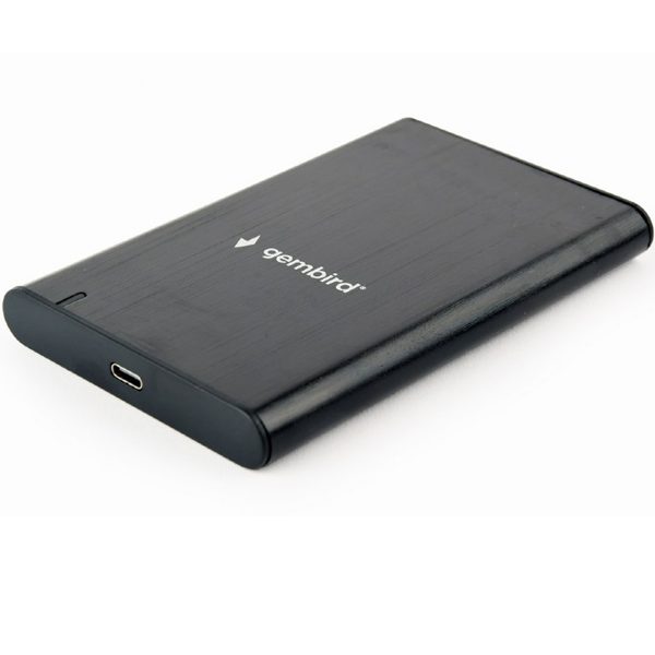 მყარი დისკის ყუთი: Gembird EE2-U3S-6 USB Type-C 3.1 2.5" Black