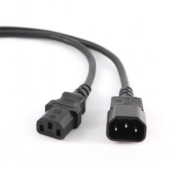 დენის კაბელი: Gembird PC-189 Power cord (C13 to C14) 6ft 1.8m