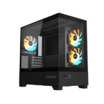 ქეისი: Gigabyte C201P PANORAMIC 3x120mm ARGB Fans Midi Tower Black