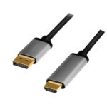 კაბელი: Logilink CDA0107 4K/60Hz DisplayPort to HDMI cable 2m