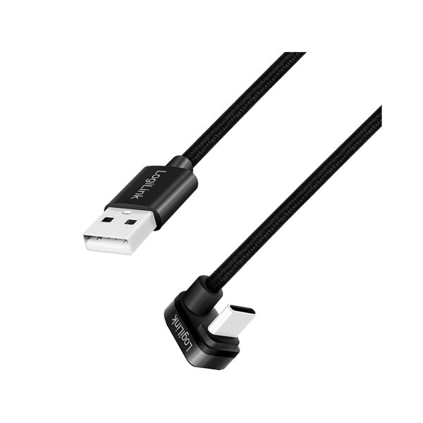 კაბელი: Logilink CU0192 USB Type-C Gaming Cable with U-Shaped Plug 1m
