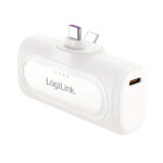 დამტენი: Logilink PA0349W 5000 mAh 2xUSB-C Quick Charge Function Power Bank White