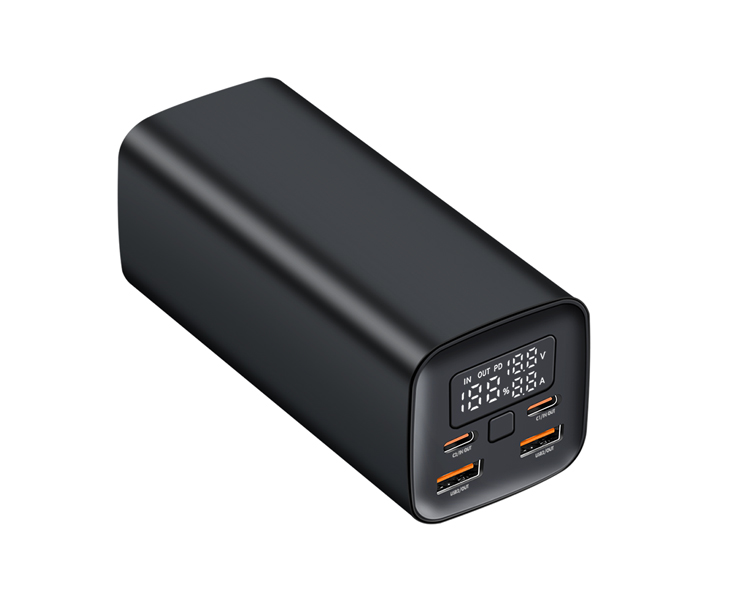 logilink-pa035002-5925-21 დამტენი: Logilink PA0350 Power Bank 20.000 mAh QC 3.0 & PD 3.0 65W With LCD Display Black - Image 1