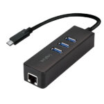 ადაპტერი: Logilink UA0283 Gen 1 USB-C Hub 3-Port USB3.2 with with Gigabit LAN