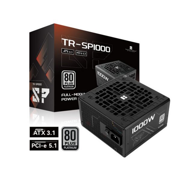 კვების ბლოკი: THERMALRIGHT TR-SP1000 1000W 80 PLUS PLATINUM ATX 3.1 Full-Modular