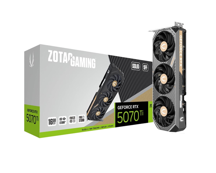 zt-b50710d3-10pnew01-6758-29 ვიდეო დაფა: Zotac GAMING GeForce RTX5070 Ti SOLID SFF 16GB 256-Bit GDDR7 - ZT-B50710D3-10P - Image 1