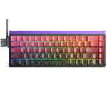 კლავიატურა: AULA HERO 68 RGB Wired Gaming Keyboard side-engraved keycaps Gradient Black/Red (Dragon King Magnetic Switch)