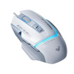 მაუსი: AULA S12 Pro Wired RGB Gaming Mouse White/Gray