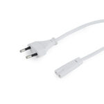 დენის კაბელი: Gembird PC-184/2-W Power cord 6 ft White 1.8m