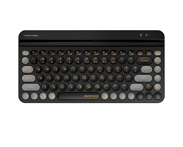 A4Tech-FBK3001 კლავიატურა: A4Tech Fstyler FBK30 Bluetooth & 2.4G Wireless Keyboard Blackcurrant - Image 1