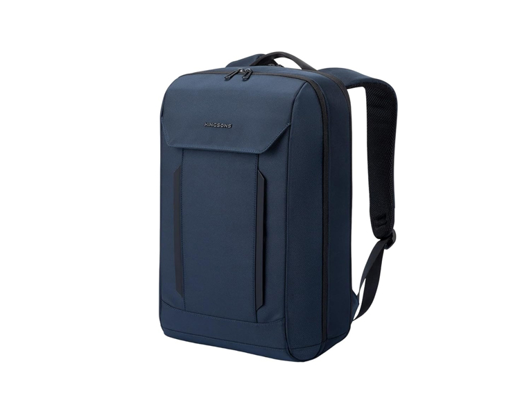 kingsonsks25054db01-7078-22 ზურგჩანთა: Kingsons Waterproof Expandable Backpack 15.6" Dark Blue - KS25054 - Image 1