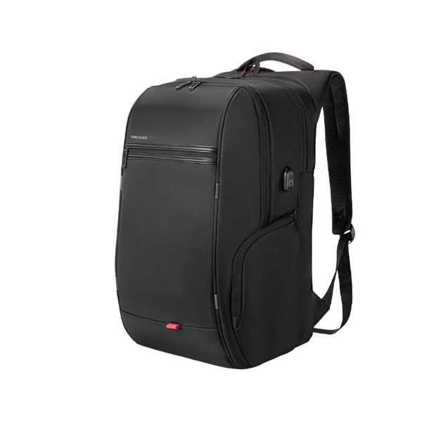 ზურგჩანთა: Kingsons Big Capacity Business Backpack With USB Charger 15.6" Black - KS3140W