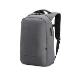ზურგჩანთა: Kingsons Anti Theft Commuter Backpack With USB Charger 17.1" Grey - KS3149W-D