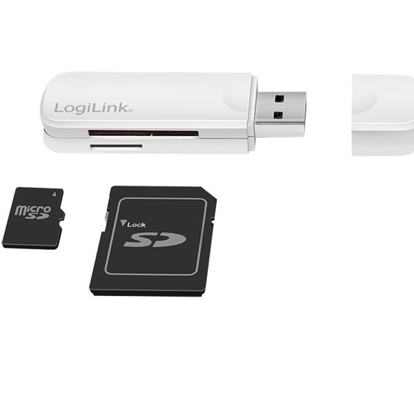 ბარათების წამკითხველი: Logilink CR0034A Cardreader USB 3.0 for SD/TF card