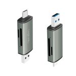 ბარათის წამკითხველი: Logilink CR0043 USB 3.2 Gen1 card reader for SD and microSD card