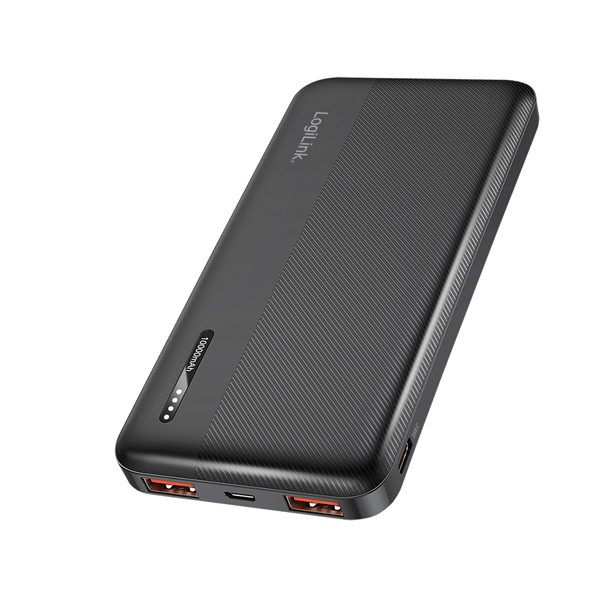 დამტენი: Logilink PA0372 10.000 mAh PD 20W Power Bank Black