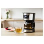 Automatic Coffee Maker/ Sencor SCE 3700BK Coffee Maker, Ideal for Brewing 8 Cups of Coffee at Once, 0.75 Litre Water Tank, Glass Kettle, 700watt, 210 x 195 x 265, 1,3kg - Image 3