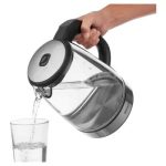 Kettle/ Sencor SWK 2090BK Electric Kettle, Volume 2.0L, 50-100 °C, Power Input: 2200 W, Central 360°,Glass, Black Line - Image 2