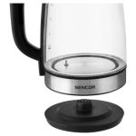 Kettle/ Sencor SWK 2090BK Electric Kettle, Volume 2.0L, 50-100 °C, Power Input: 2200 W, Central 360°,Glass, Black Line - Image 3