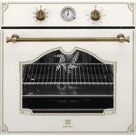 Oven/ Electrolux/ Electrolux OPEB2520V / 2780W / 72L / Clean Enamel / A / Retro Antracit