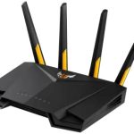Network Active/ Router/ Asus/ ASUS TUF Gaming AX3000 Dual Band WiFi 6 Gaming Router with dedicated Gaming port, AiMesh for mesh WiFi and AiProtection Pro network securit