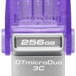 USB Flash Drive/ 256GB/ Kingston 256GB DataTraveler microDuo 3C 200MB/s dual USB-A + USB-C (DTDUO3CG3/256GB)