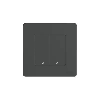 135918_8246_1 Moes ZS-SR-EU2-GY-MS Start Ring Zigbee ორ კლავიშიანი სუქის ჭკვიანი ჩამრთველი რუხი - Image 1