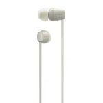 Wireless Headphone/ Sony/ Sony WI-C100 Wireless In-Ear Earphones WIC100C.E - Beige - Image 2