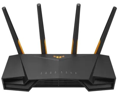 139802_4594_1 Network Active/ Router/ Asus/ TUF Gaming AX3000 V2 Dual Band WiFi 6 Gaming Router with Mobile Game Mode, 3 steps port forwarding, 2.5Gbps port, AiMesh for mesh WiFi, AiProtection P - Image 1
