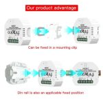 MOES ZigBee 3.0 RF Smart Light Switch Module 1 Gang Modular Alexa Google Home Voice Control - Image 2