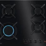 Hob/ AEG/ AEG HKB64453NB / 4Gas / 60cm / Black Glass