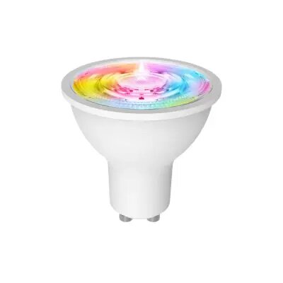 144933_1201_1 Moes ZB-TD5-RCW-GU10- MS ZigBee GU10 ტიპის ჭკვიანი LED ნათურა, დიმირებით, განათების ტემპერატურის რეგულირებით და RGB განათებით 5 ვატი 345 ლუმენი - Image 1