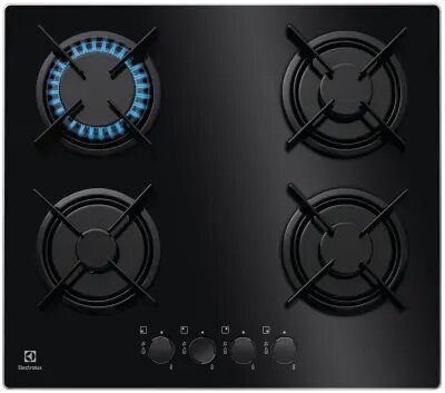 Hob/ Electrolux/ Electrolux EGT6242NVK / 4Gas / 60cm / Black Glass